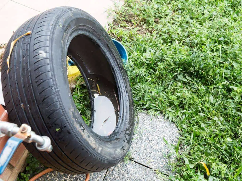 Discarded tyres are common mosquito breeding grounds